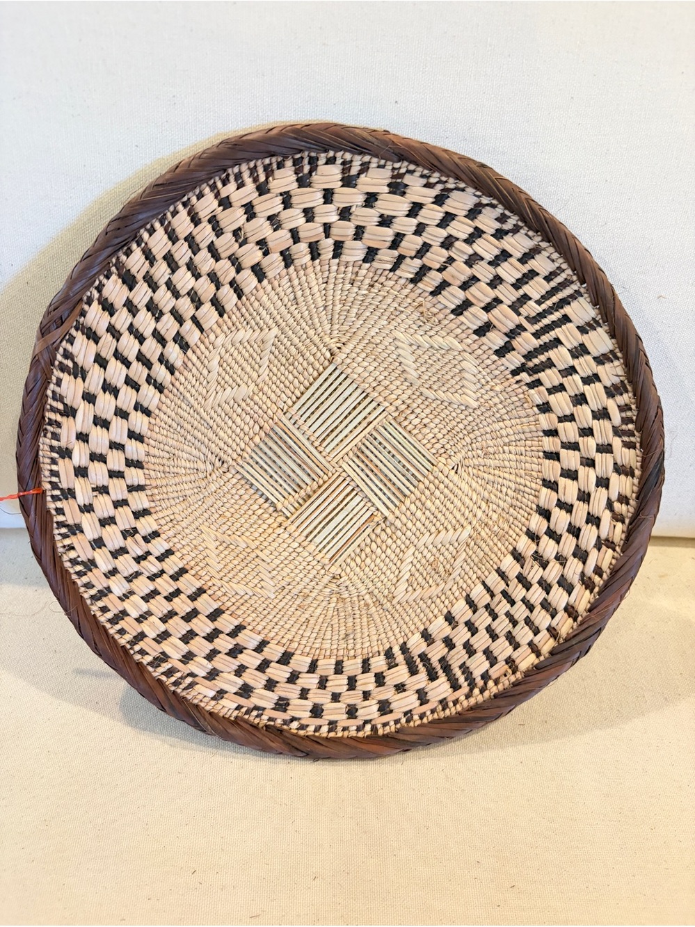 NEW Africa Woven Basket. Made by the Binga people of Zambia/Zimbabwe